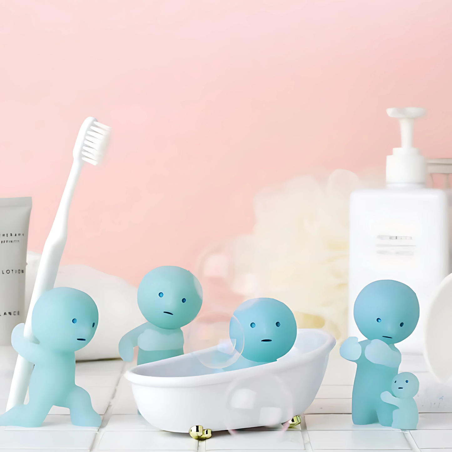 Smiski Toothbrush Stand